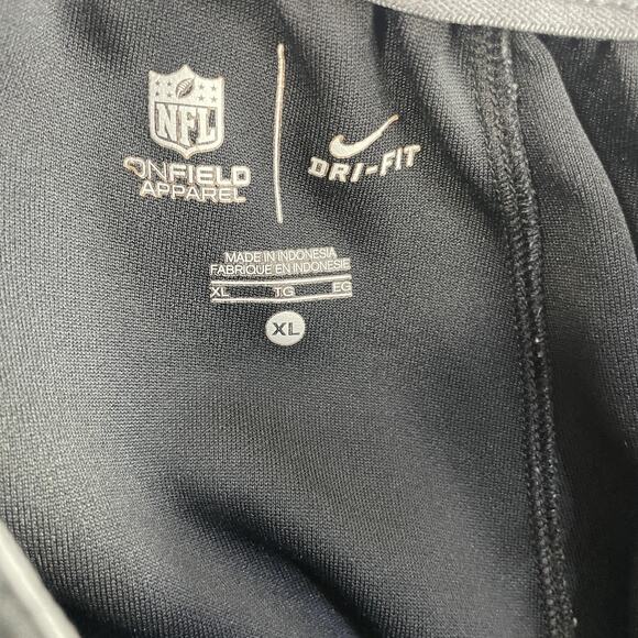 Carolina Panthers Pants Mens XL Black NFL Football Nike Dri Fit Warm Up - Picture 5 of 15